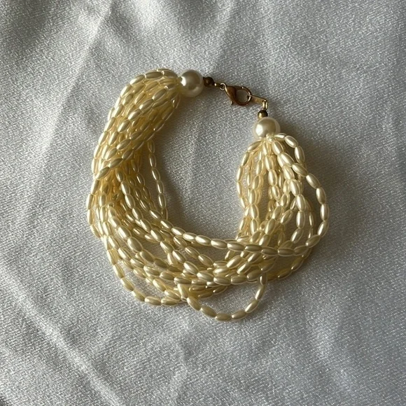 Vintage Costume Freshwater Pearl Jewelry Set - Picture 3 of 4